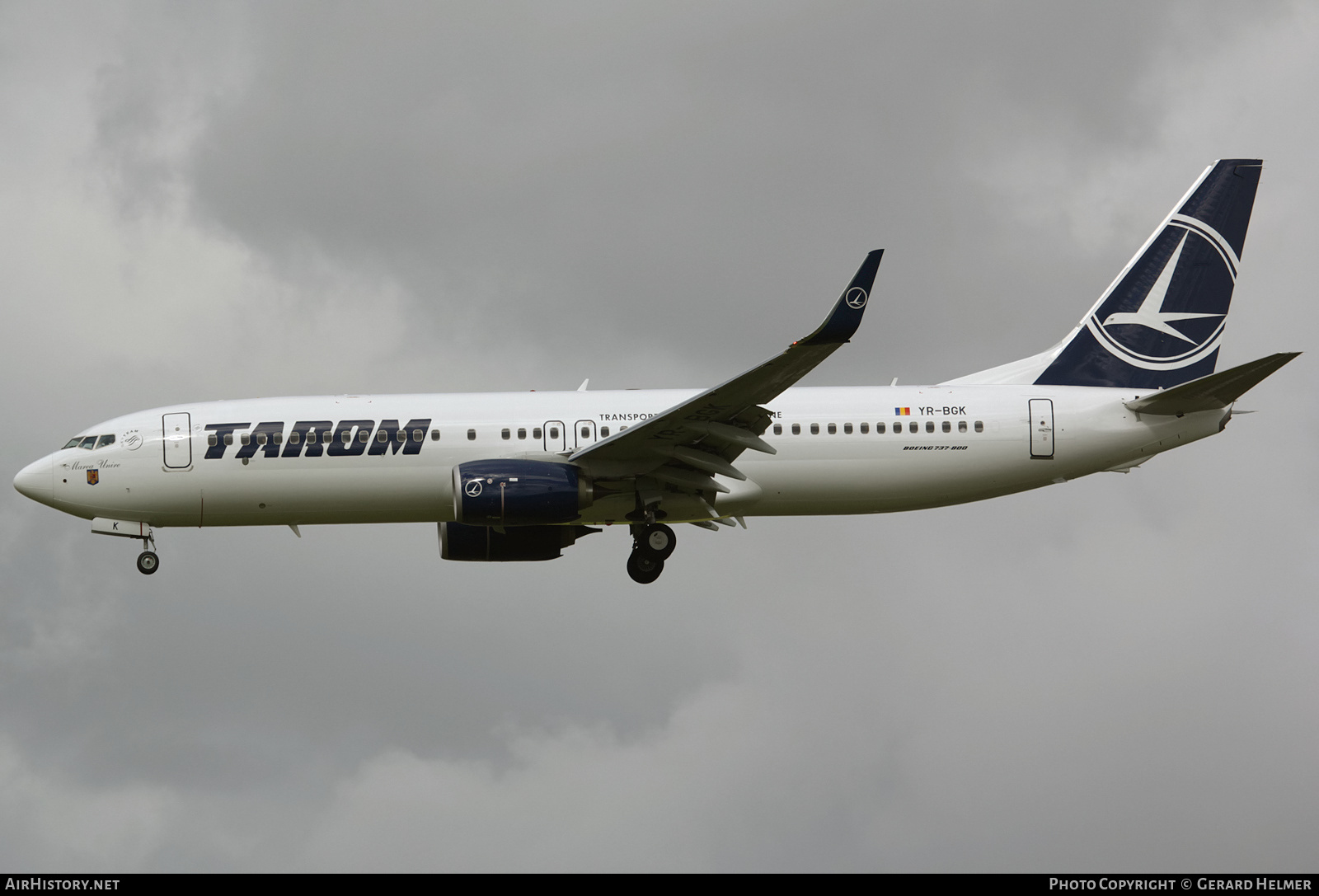 Aircraft Photo of YR-BGK | Boeing 737-800 | TAROM - Transporturile Aeriene Române | AirHistory.net #129855