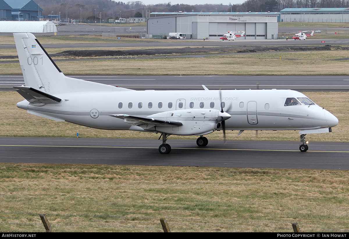 Aircraft Photo of 100001 / 001 | Saab Tp100 (340B) | Sweden - Air Force | AirHistory.net #129858