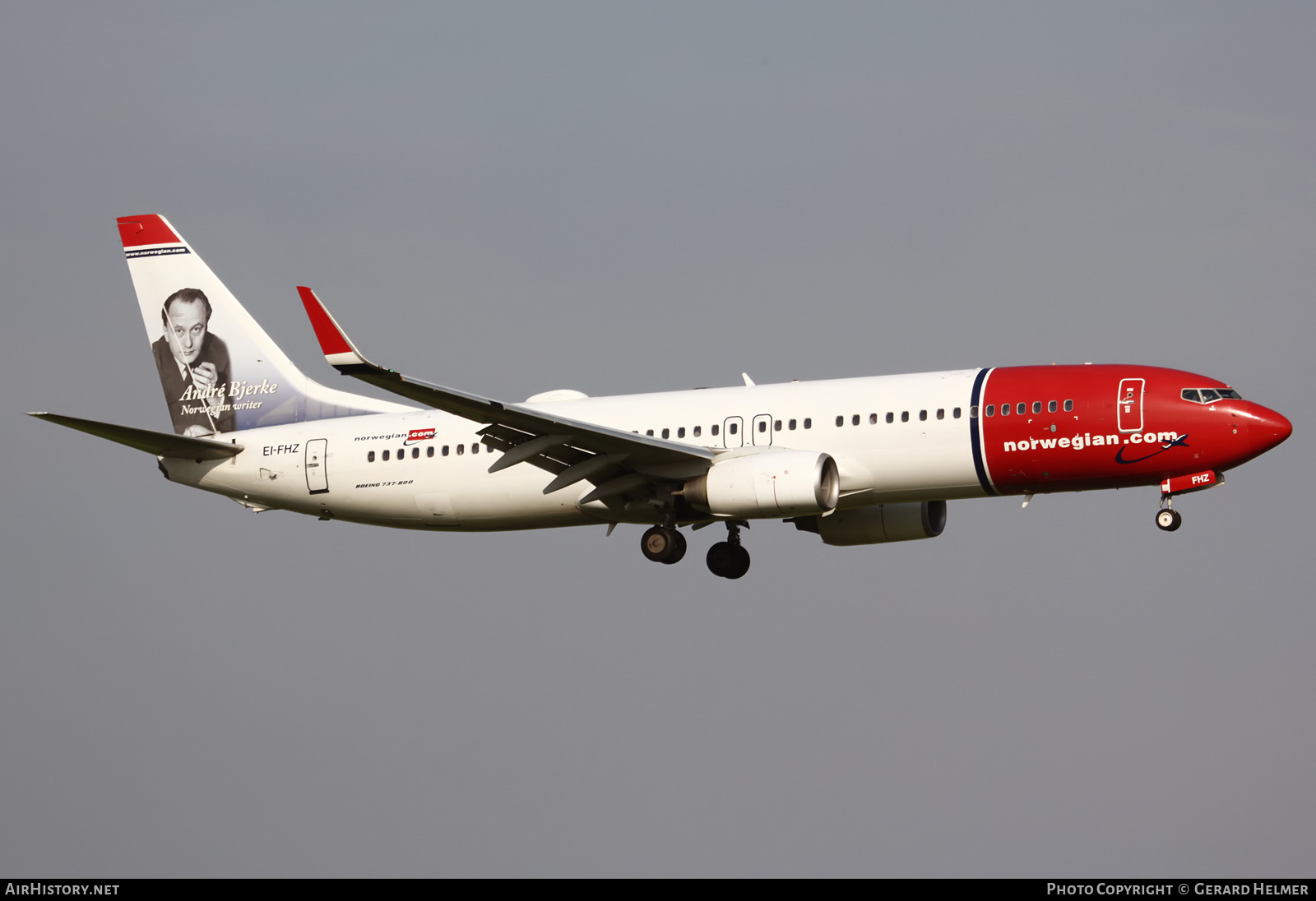 Aircraft Photo of EI-FHZ | Boeing 737-8JP | Norwegian | AirHistory.net #129865