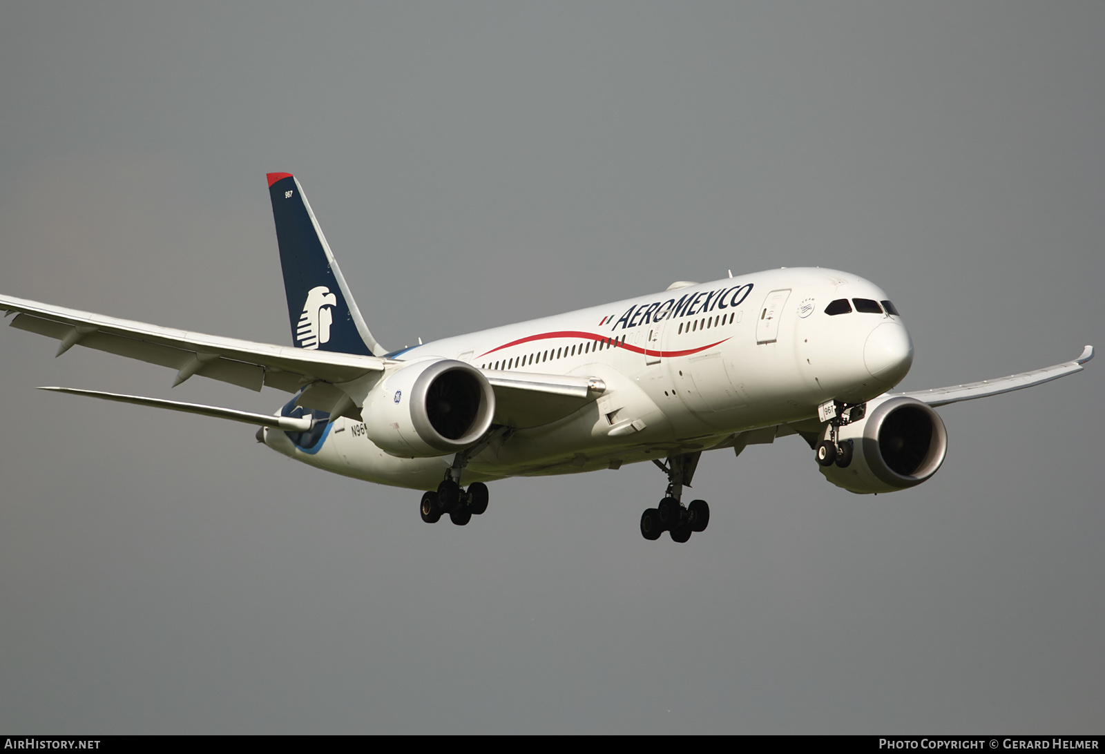 Aircraft Photo of N967AM | Boeing 787-8 Dreamliner | AeroMéxico | AirHistory.net #129866