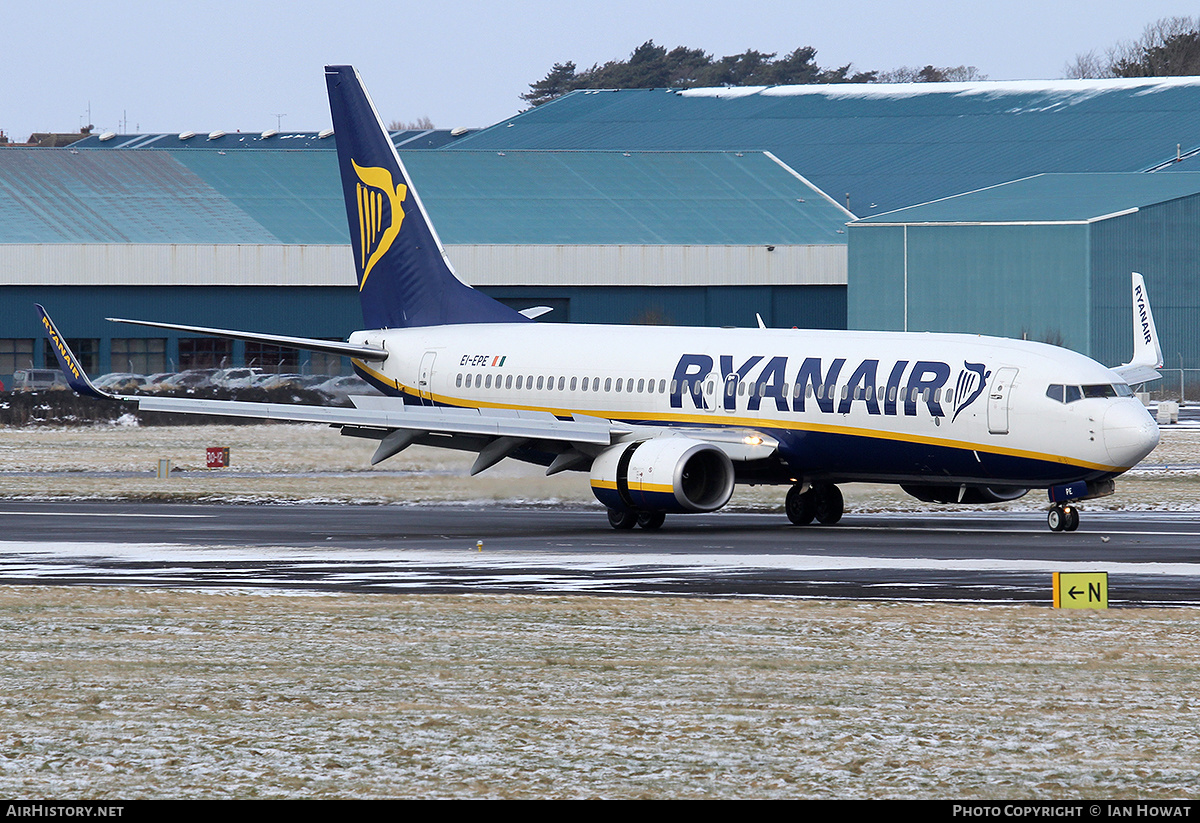 Aircraft Photo of EI-EPE | Boeing 737-8AS | Ryanair | AirHistory.net #129867