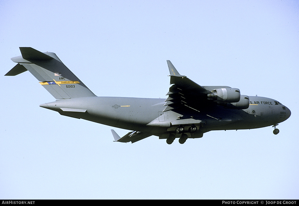 Aircraft Photo of 95-0103 / 50103 | McDonnell Douglas C-17A Globemaster III | USA - Air Force | AirHistory.net #129885