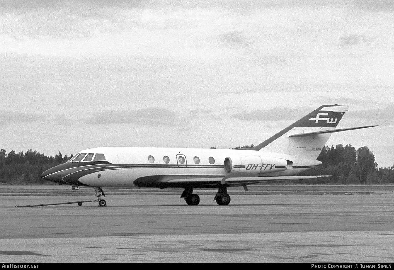Aircraft Photo of OH-FFV | Dassault Falcon 20F | Finnwings | AirHistory.net #129917
