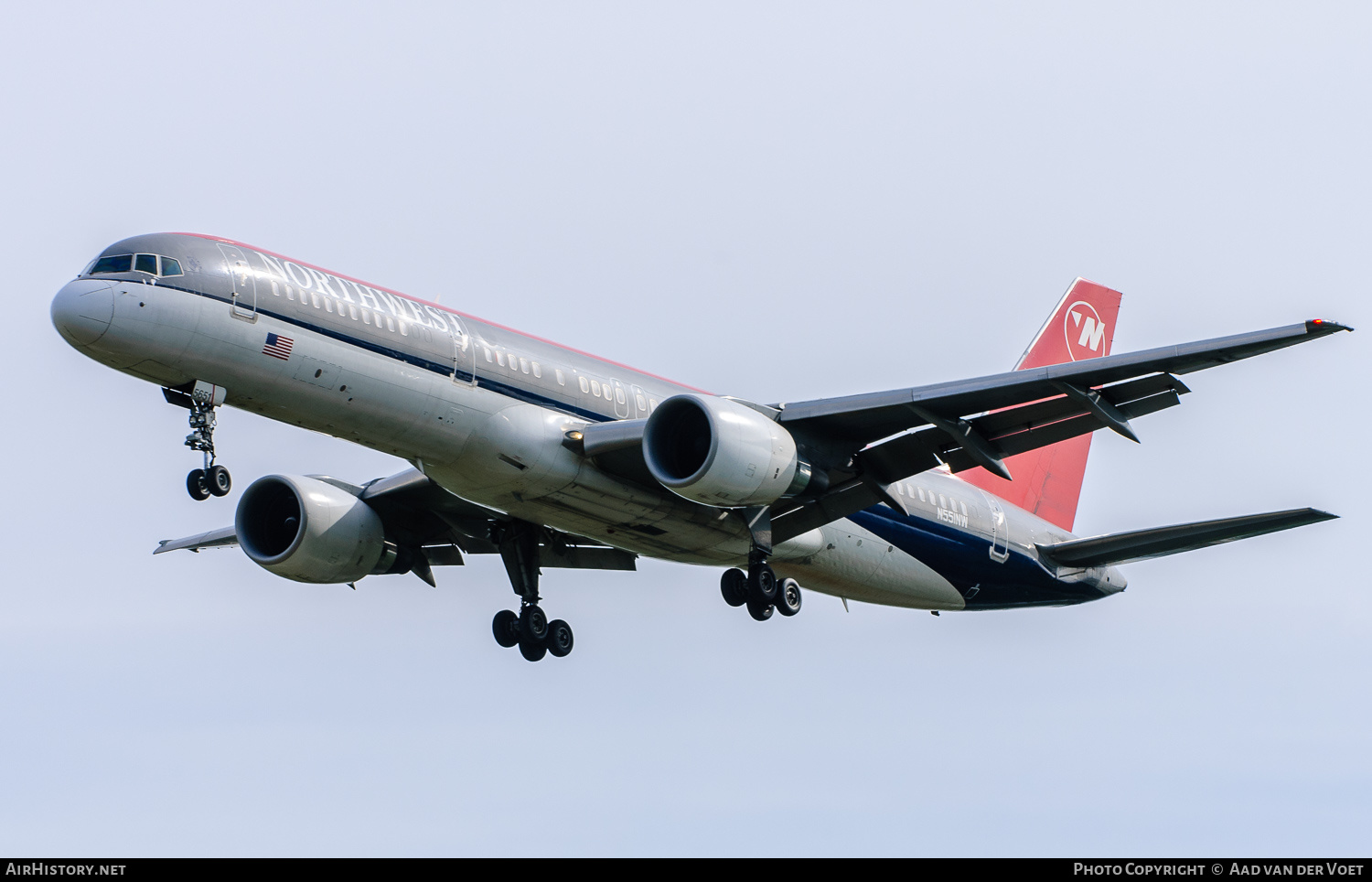 Aircraft Photo of N551NW | Boeing 757-251 | Northwest Airlines | AirHistory.net #129919