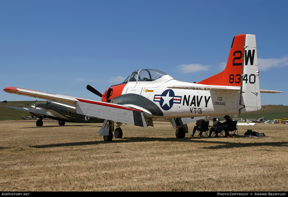 Aircraft Photo of VH-RNT / 138340 | North American T-28B Trojan | USA - Navy | AirHistory.net #129931