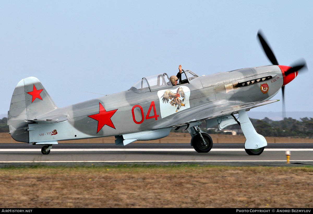 Aircraft Photo of VH-YIX / 04 | Yakovlev Yak-9UM | Soviet Union - Air Force | AirHistory.net #129950
