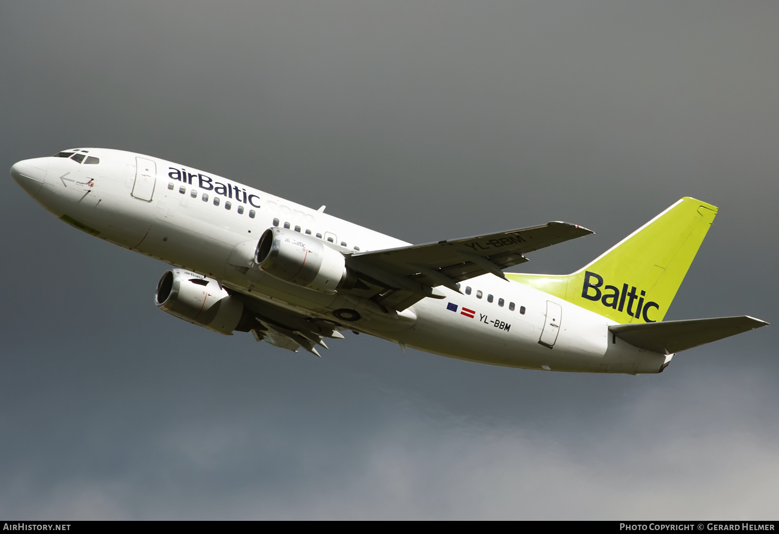 Aircraft Photo of YL-BBM | Boeing 737-522 | AirBaltic | AirHistory.net #129961