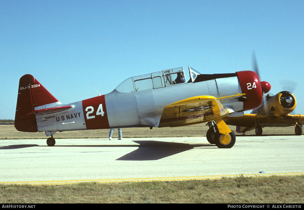 Aircraft Photo of N3653G / 3324 | North American AT-16 Harvard IIB | USA - Navy | AirHistory.net #129962