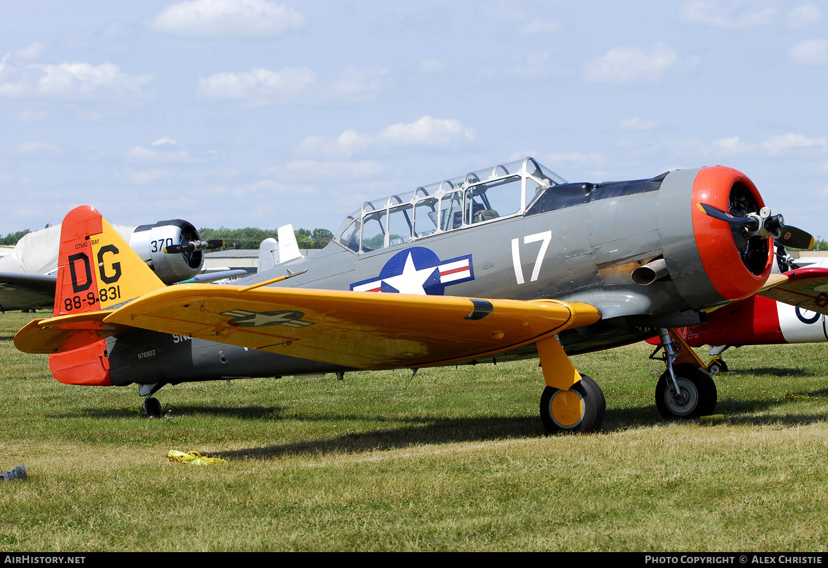 Aircraft Photo of N7692Z / 88-9831 | North American SNJ-4 Texan | USA - Navy | AirHistory.net #129964