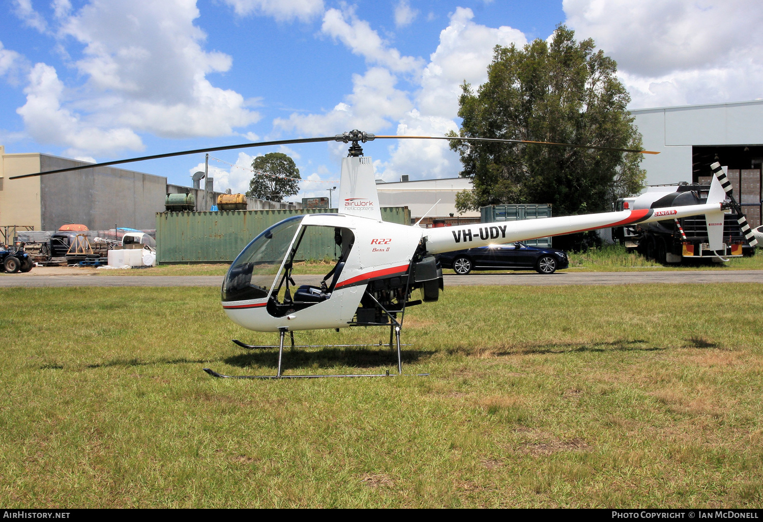 Aircraft Photo of VH-UDY | Robinson R-22 Beta II | Airwork Helicopters | AirHistory.net #129973