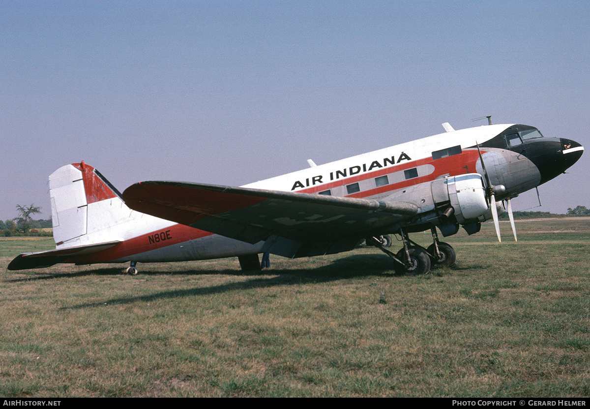 Aircraft Photo of N8QE | Douglas DC-3-313B | Air Indiana | AirHistory.net #129993