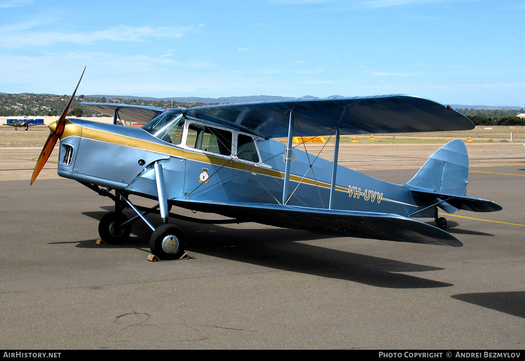 Aircraft Photo of VH-UVV | De Havilland D.H. 87B Hornet Moth | AirHistory.net #129998