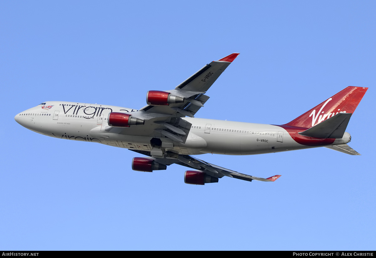 Aircraft Photo of G-VROC | Boeing 747-41R | Virgin Atlantic Airways | AirHistory.net #130021