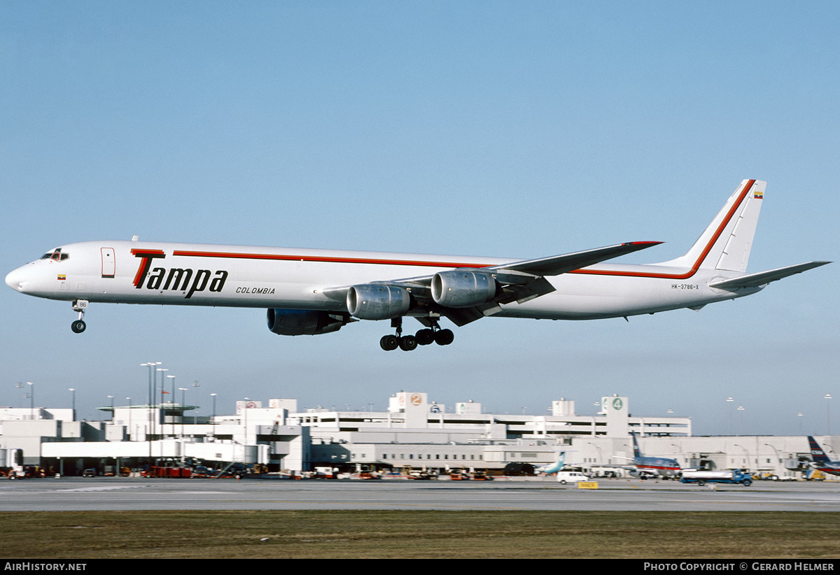 Aircraft Photo of HK-3786X | McDonnell Douglas DC-8-71(F) | TAMPA - Transportes Aéreos Mercantiles Panamericanos | AirHistory.net #130031