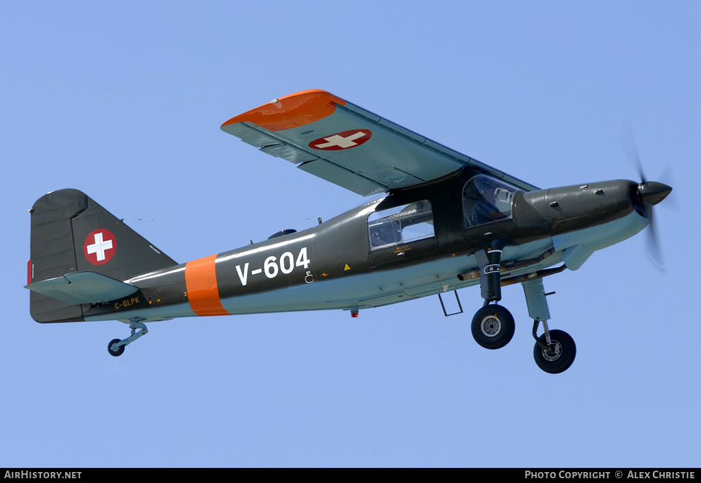Aircraft Photo of C-GLPK / V-604 | Dornier Do-27H-2 | Switzerland - Air Force | AirHistory.net #130034
