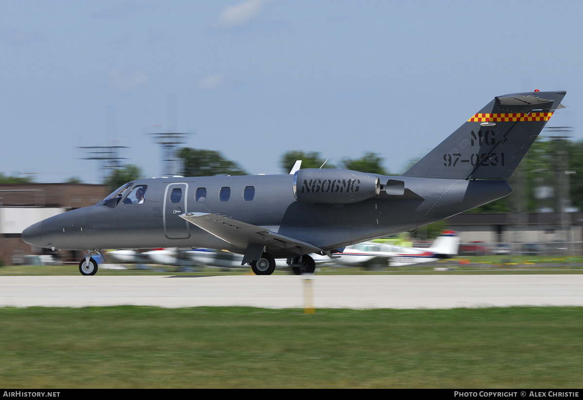 Aircraft Photo of N606MG / 97-0231 | Cessna 525 CitationJet | AirHistory.net #130041