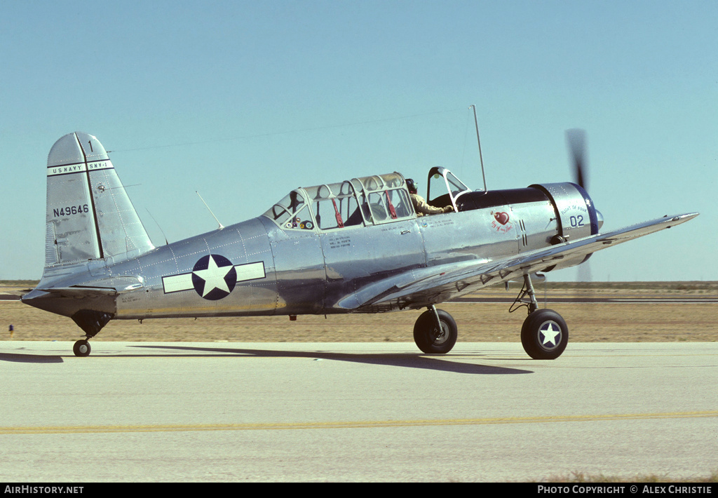 Aircraft Photo of N49646 | Vultee BT-13A Valiant | USA - Air Force | AirHistory.net #130055