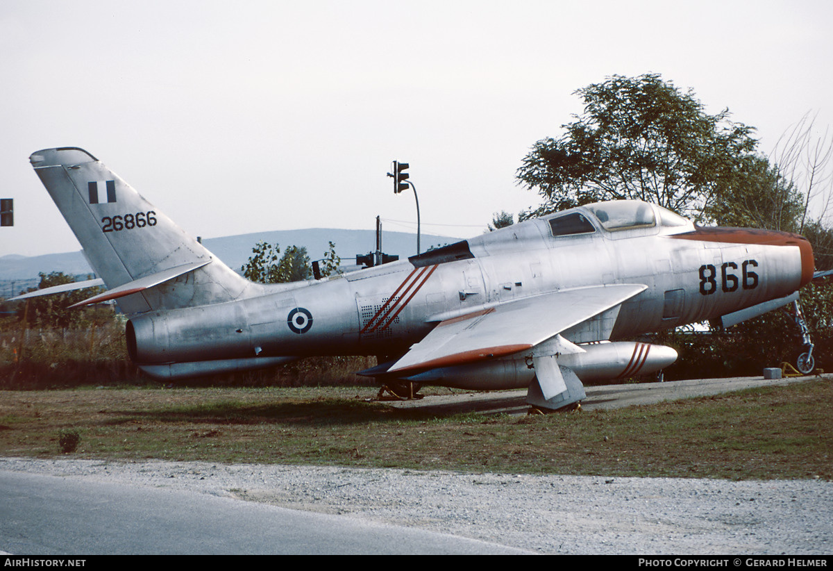 Aircraft Photo of 26866 | Republic F-84F Thunderstreak | Greece - Air Force | AirHistory.net #130056