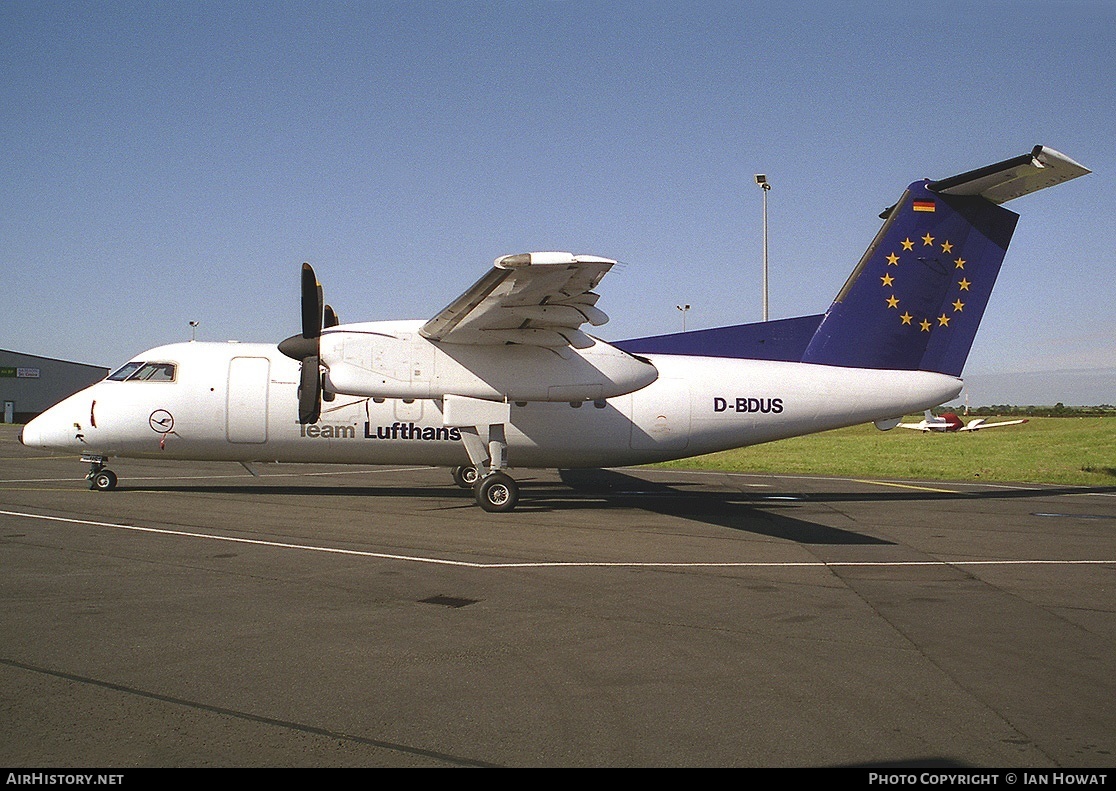 Aircraft Photo of D-BDUS | De Havilland Canada DHC-8-103 Dash 8 | Team Lufthansa | AirHistory.net #130062