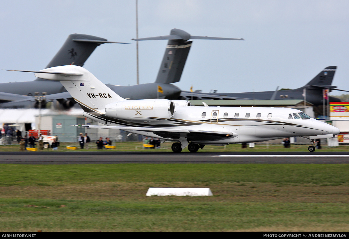 Aircraft Photo of VH-RCA | Cessna 750 Citation X | AirHistory.net #130074