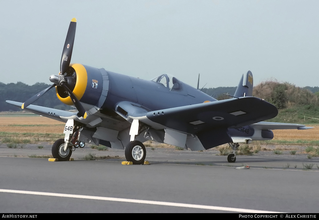 Aircraft Photo of G-BXUL / NZ5648 | Goodyear FG-1D Corsair | New Zealand - Air Force | AirHistory.net #130096