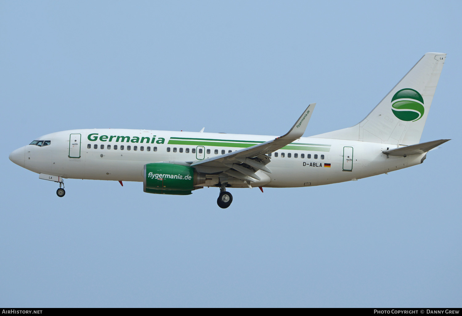 Aircraft Photo of D-ABLA | Boeing 737-76J | Germania | AirHistory.net #130113