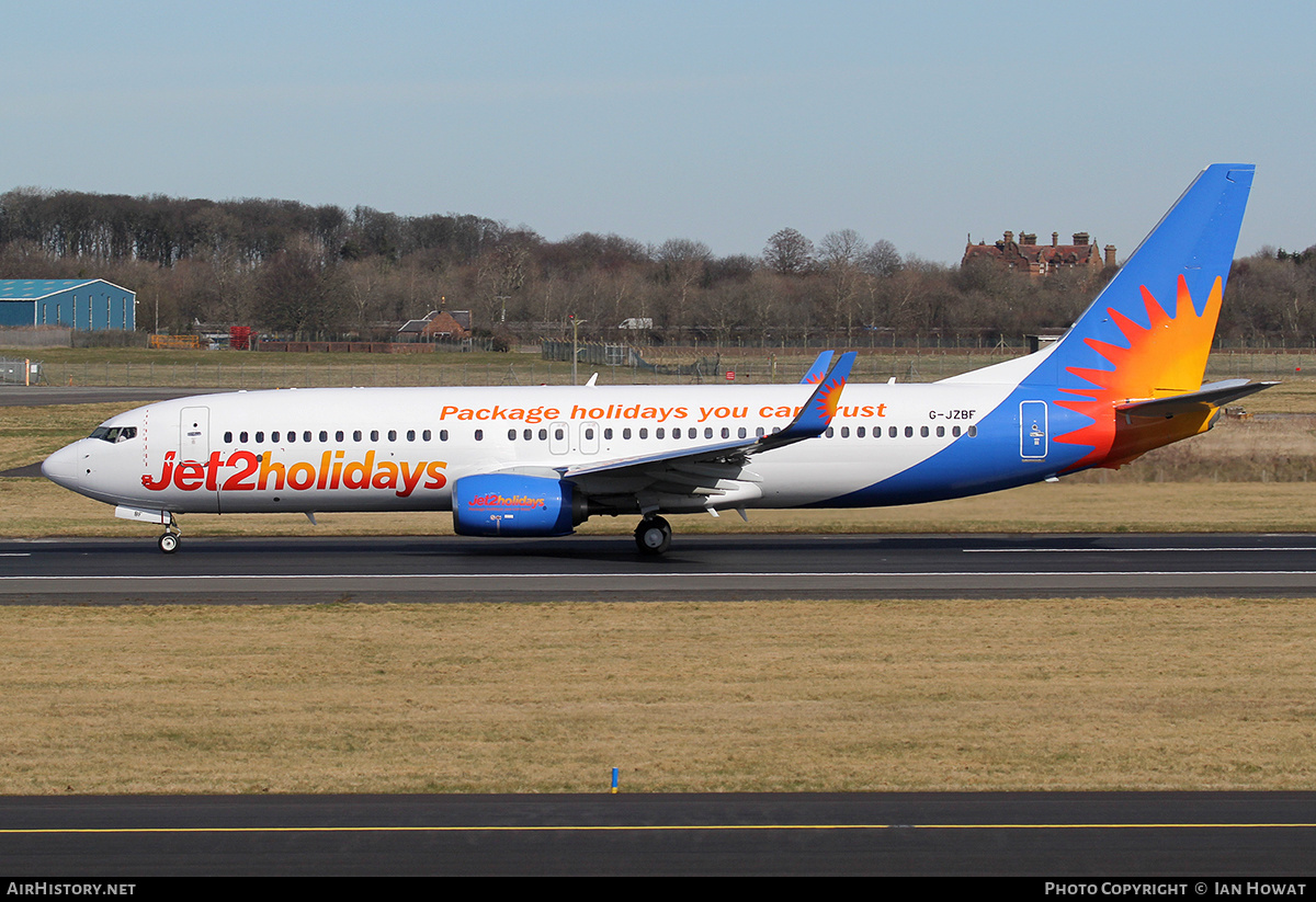 Aircraft Photo of G-JZBF | Boeing 737-800 | Jet2 Holidays | AirHistory.net #130118