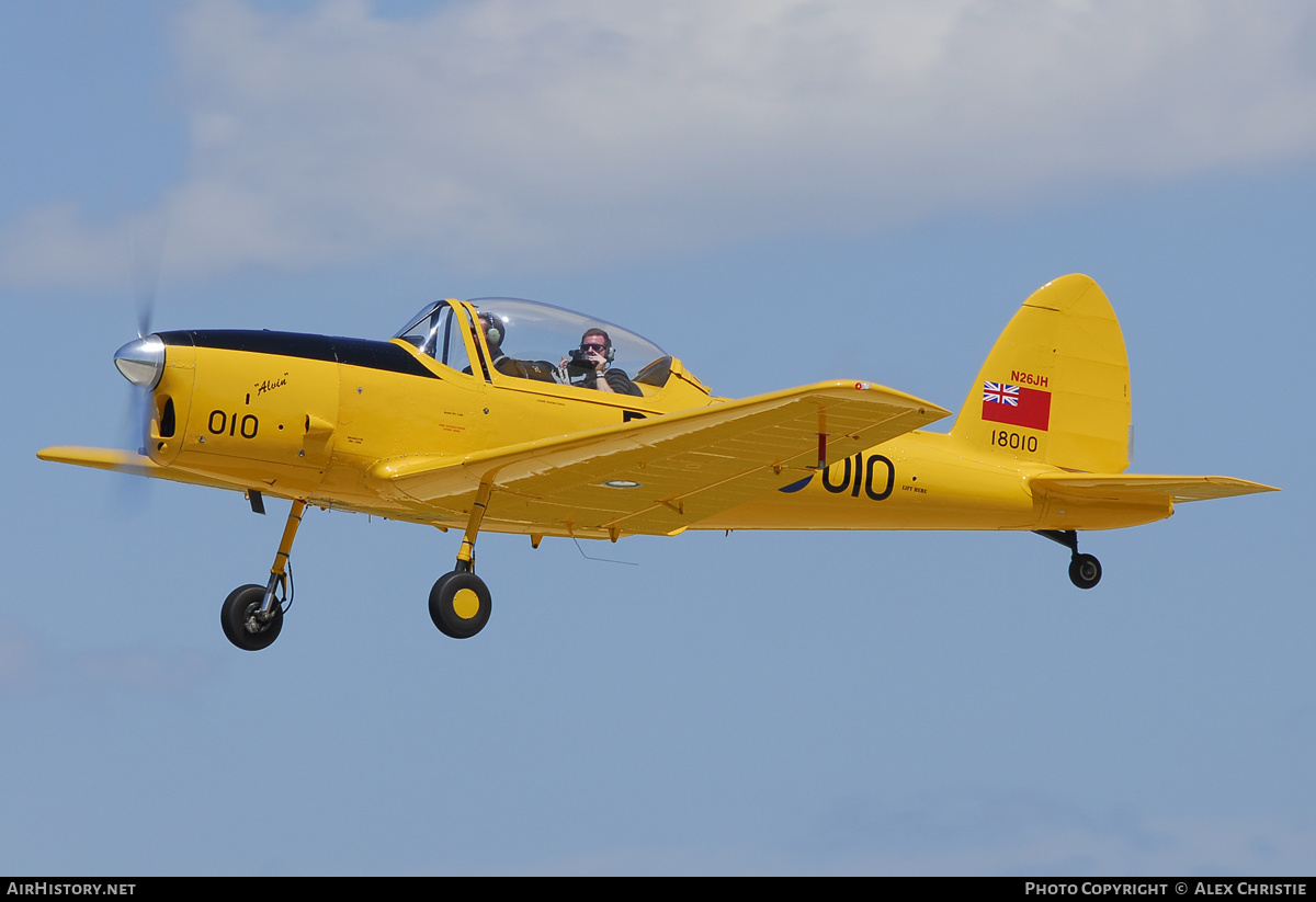 Aircraft Photo of N26JH / 18010 | De Havilland DHC-1 Chipmunk Mk22 | Canada - Air Force | AirHistory.net #130154