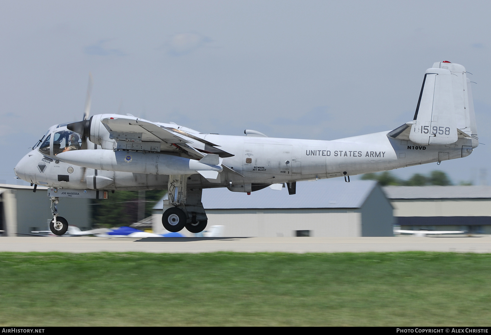 Aircraft Photo of N10VD / 0-15958 | Grumman OV-1D Mohawk | Commemorative Air Force | USA - Army | AirHistory.net #130158