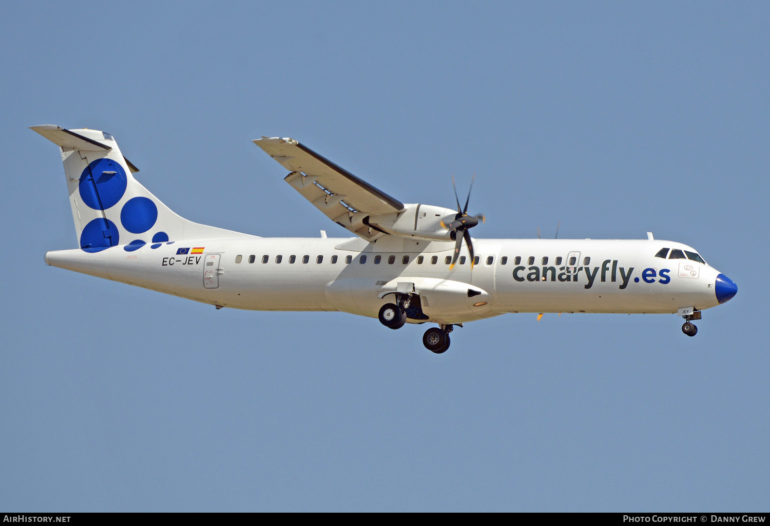 Aircraft Photo of EC-JEV | ATR ATR-72-500 (ATR-72-212A) | Canaryfly | AirHistory.net #130162