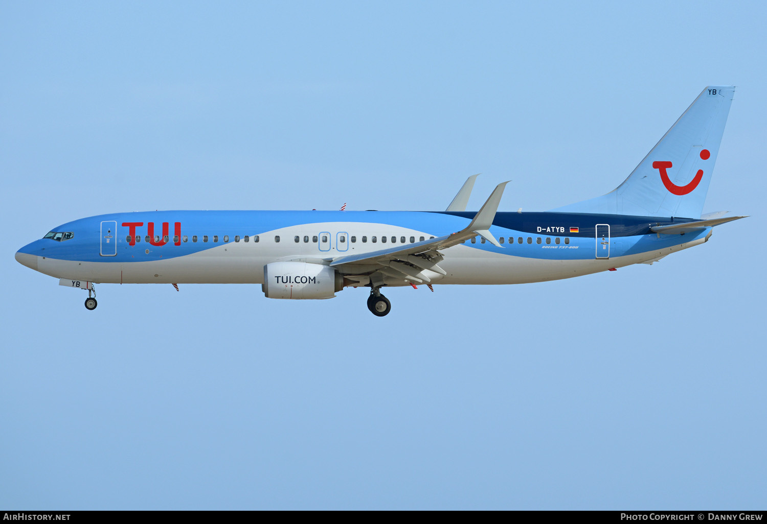 Aircraft Photo of D-ATYB | Boeing 737-8K5 | TUI | AirHistory.net #130171