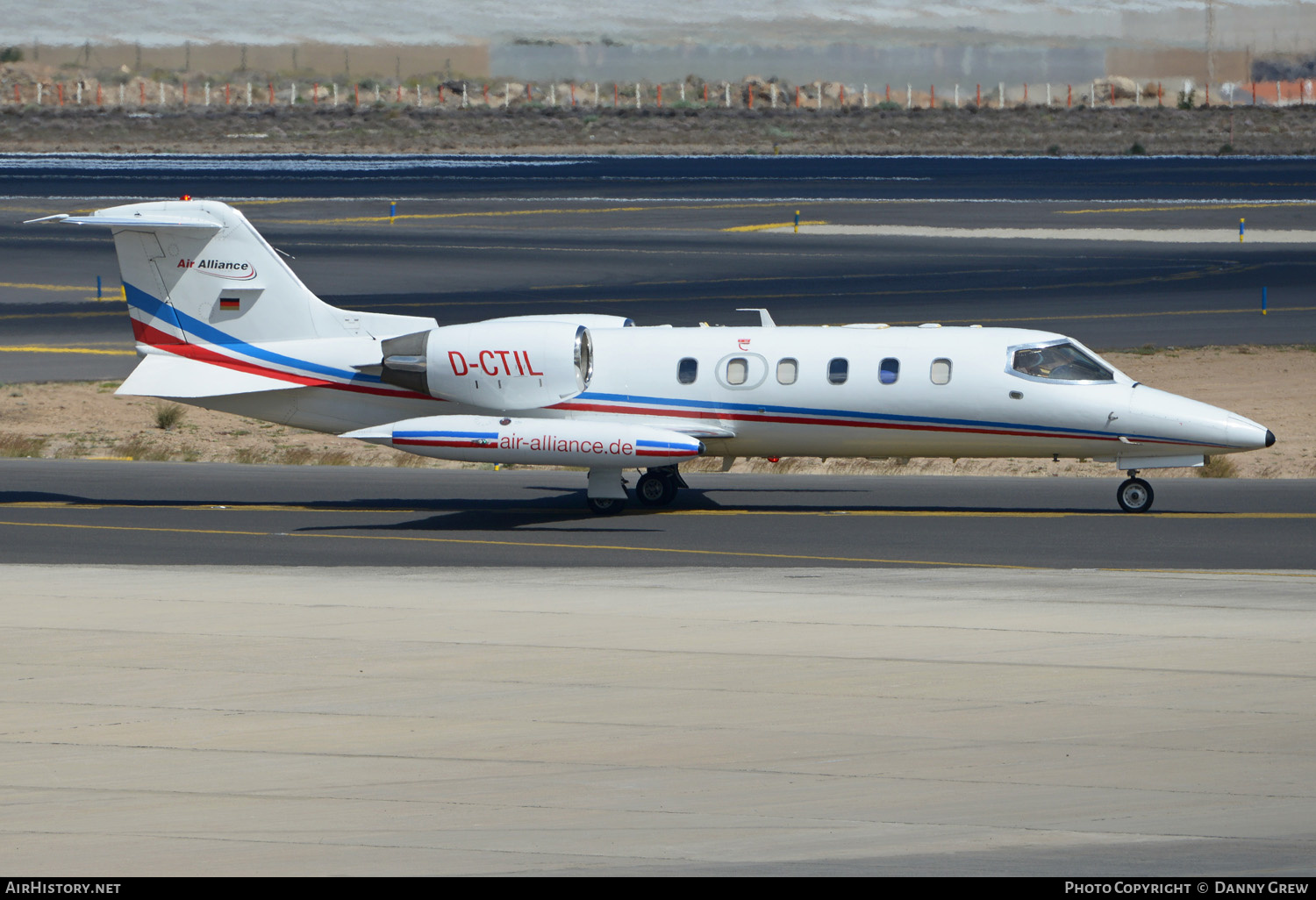 Aircraft Photo of D-CTIL | Learjet 35A | Air Alliance | AirHistory.net #130182