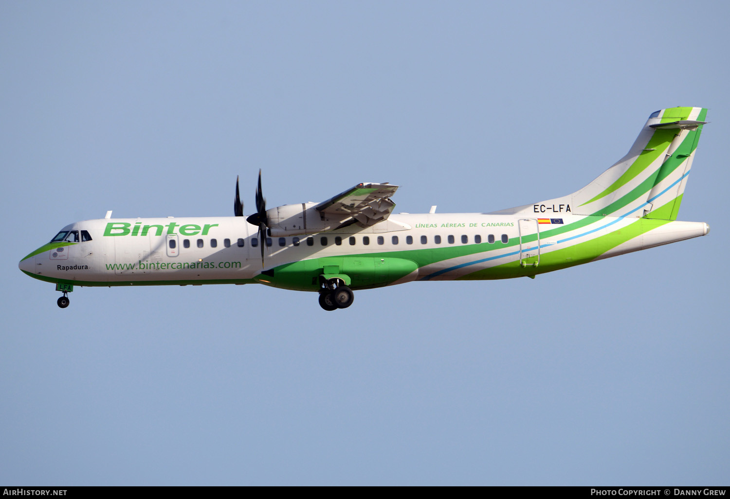 Aircraft Photo of EC-LFA | ATR ATR-72-500 (ATR-72-212A) | Binter Canarias | AirHistory.net #130201