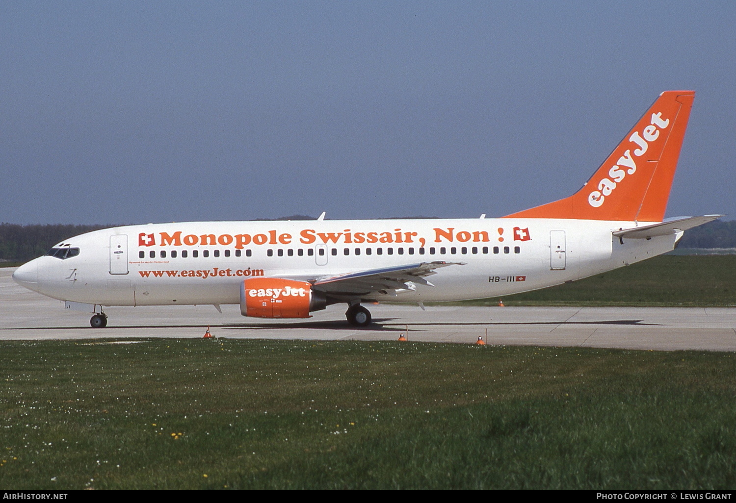 Aircraft Photo of HB-III | Boeing 737-33V | EasyJet | AirHistory.net #130218