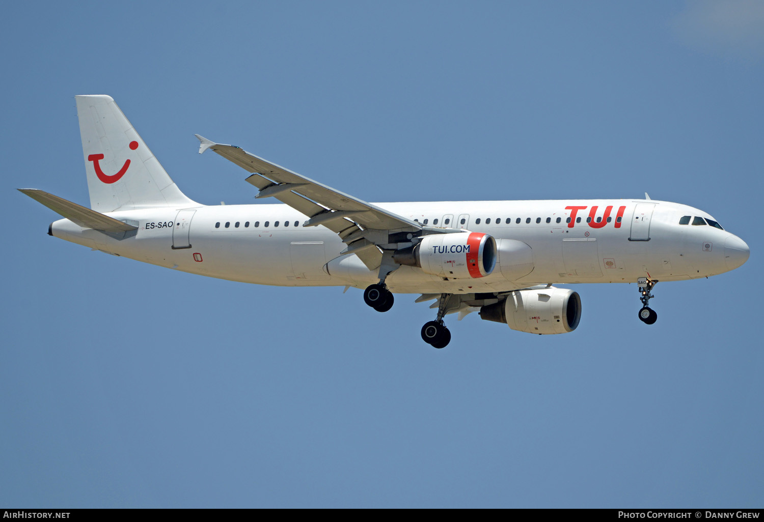 Aircraft Photo of ES-SAO | Airbus A320-214 | TUI | AirHistory.net #130223