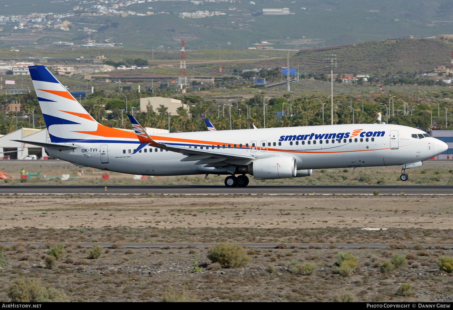 Aircraft Photo of OK-TVV | Boeing 737-86N | Smartwings | Travel Service | AirHistory.net #130273