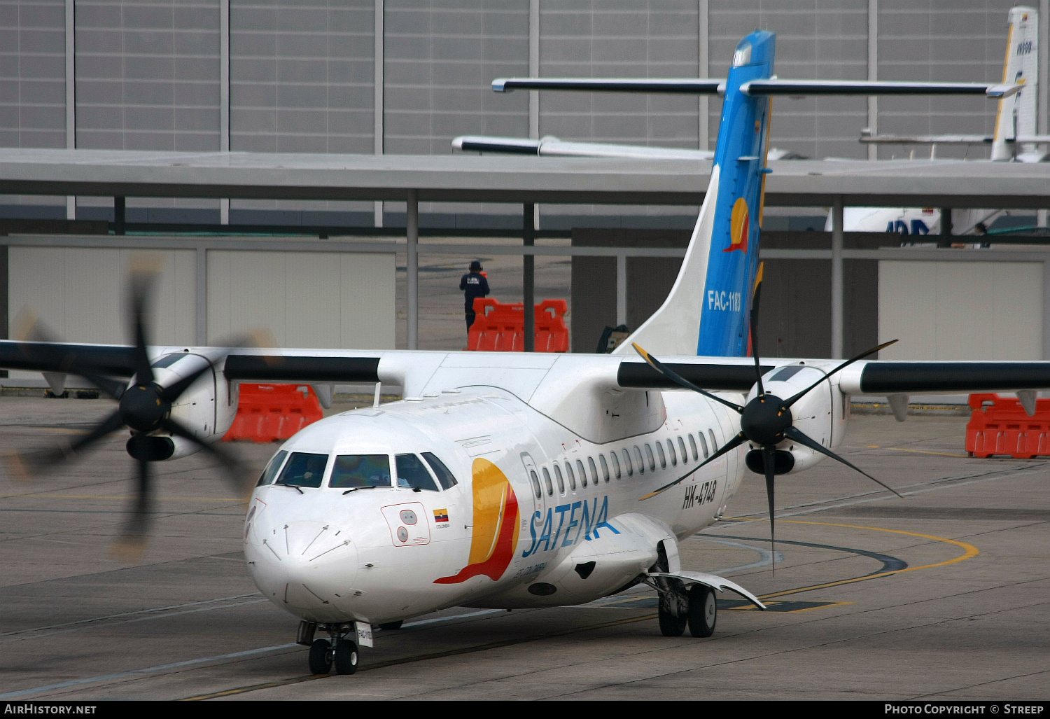 Aircraft Photo of FAC-1183 / HK-4748 | ATR ATR-42-500 | Colombia - Satena | AirHistory.net #130277