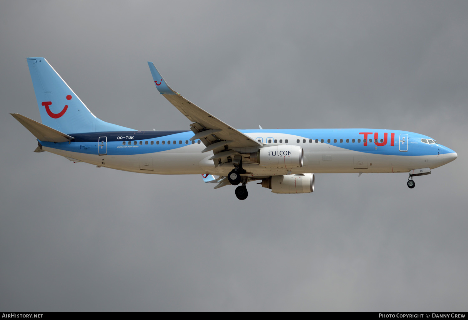 Aircraft Photo of OO-TUK | Boeing 737-86J | TUI | AirHistory.net #130283