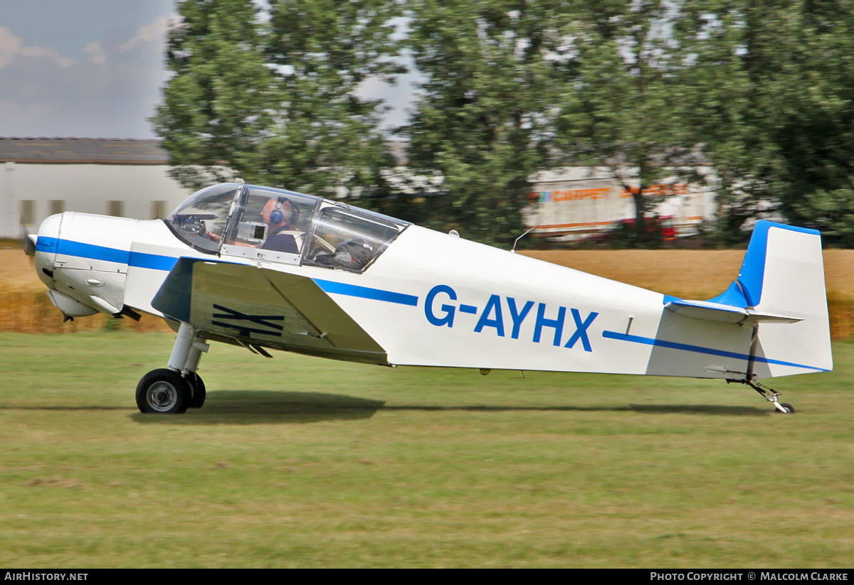 Aircraft Photo of G-AYHX | SAN Jodel D-117A | AirHistory.net #130303