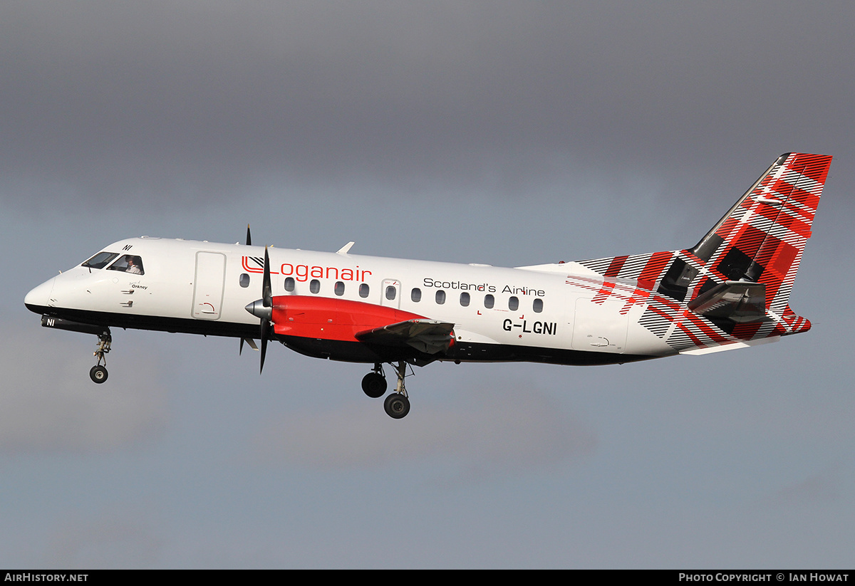 Aircraft Photo of G-LGNI | Saab 340B | Loganair | AirHistory.net #130332