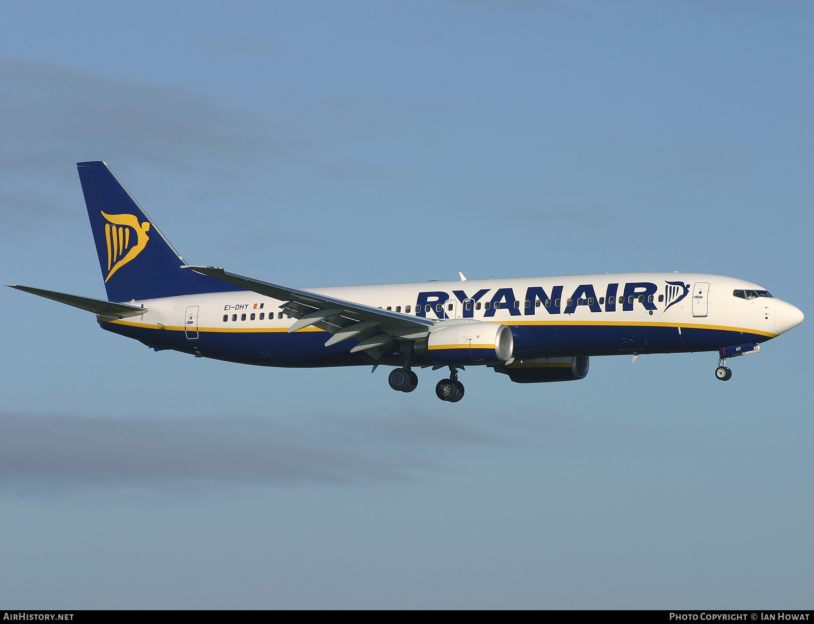 Aircraft Photo of EI-DHY | Boeing 737-8AS | Ryanair | AirHistory.net #130357