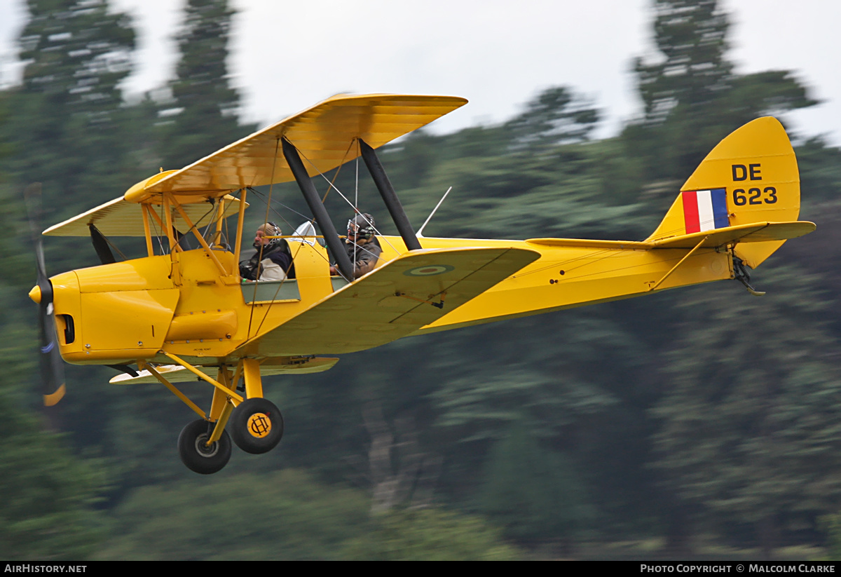 Aircraft Photo of G-ANFI / DE623 | De Havilland D.H. 82A Tiger Moth | UK - Air Force | AirHistory.net #130369