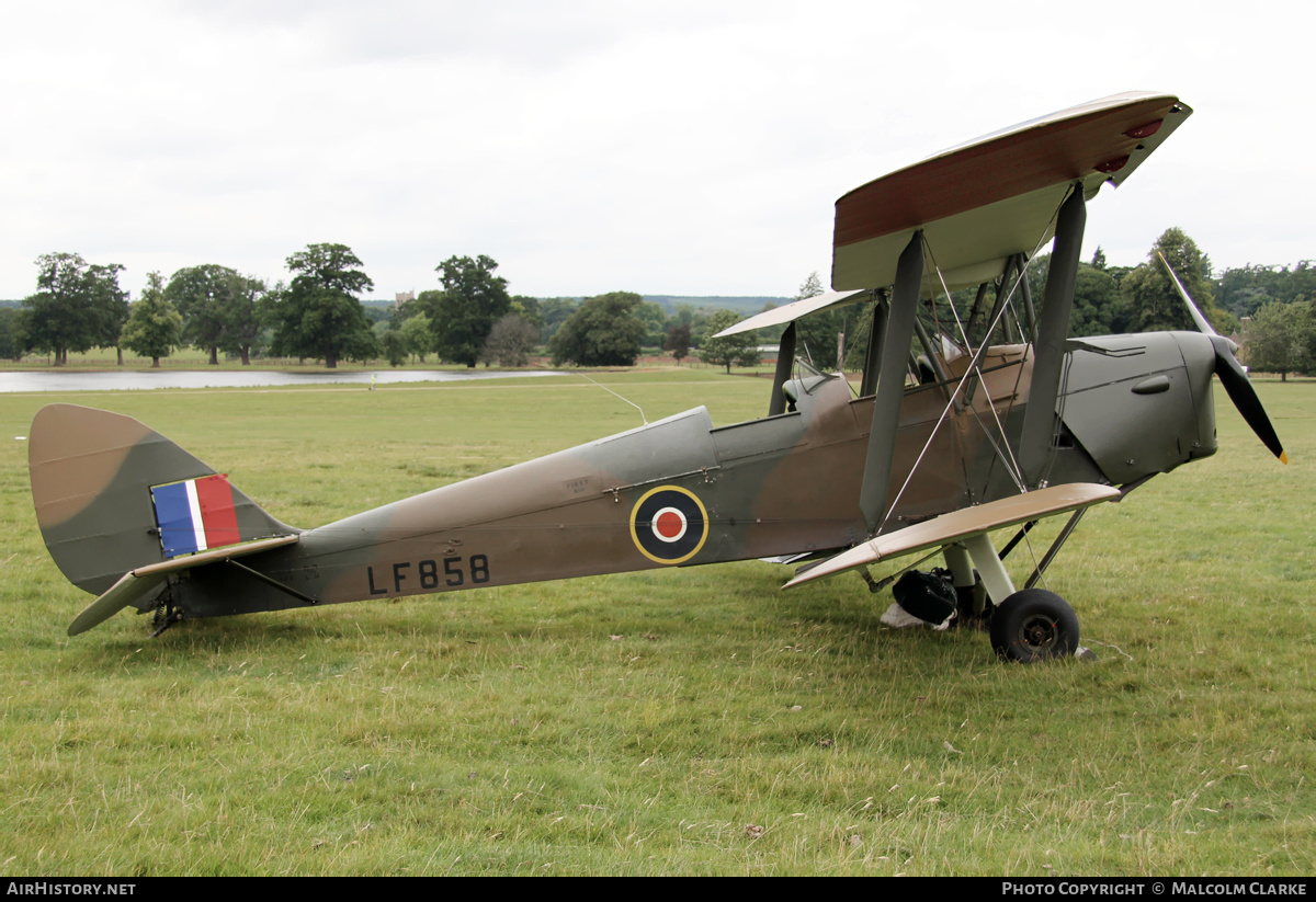 Aircraft Photo of G-BLUZ / LF858 | De Havilland D.H. 82B Queen Bee | UK - Air Force | AirHistory.net #130372