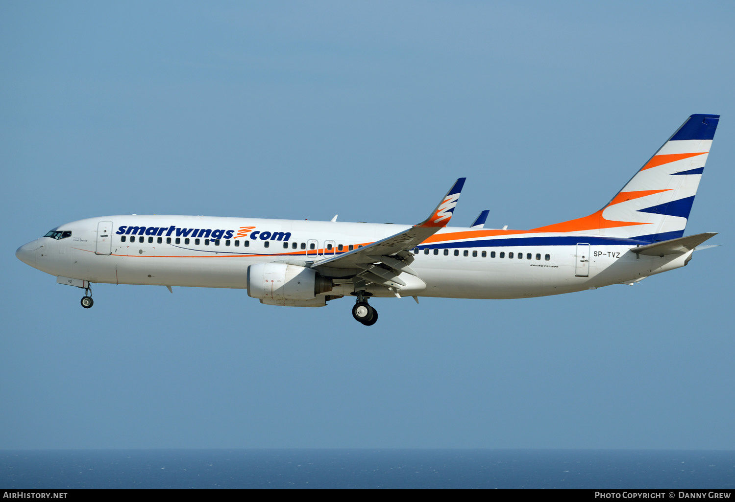 Aircraft Photo of SP-TVZ | Boeing 737-8BK | Smartwings | AirHistory.net #130380