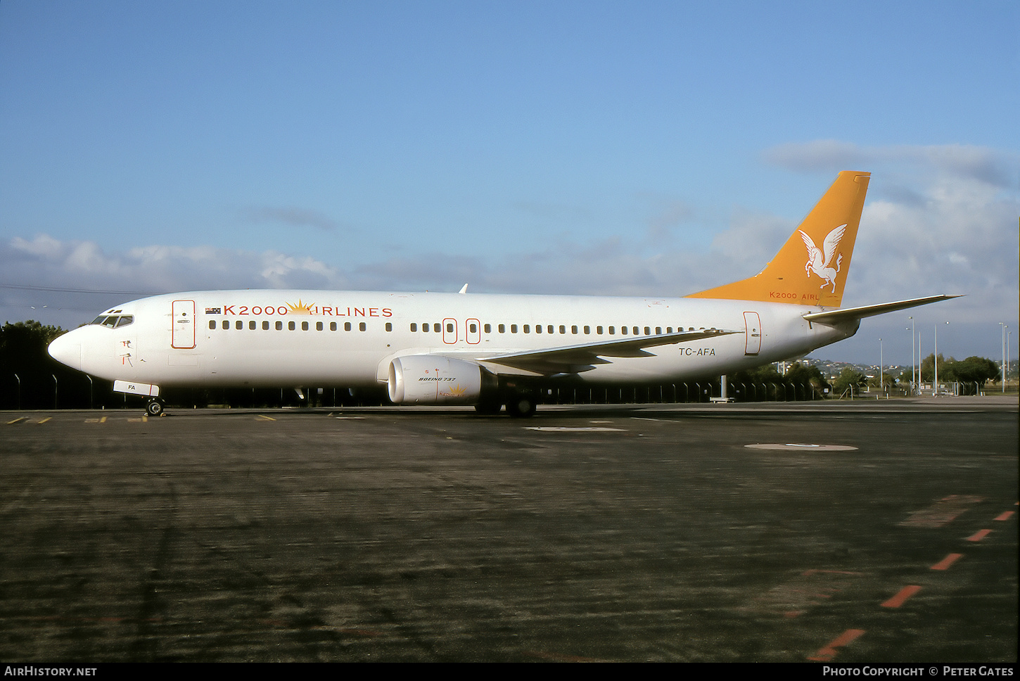 Aircraft Photo of TC-AFA | Boeing 737-4Q8 | K2000 Airlines | AirHistory.net #130413