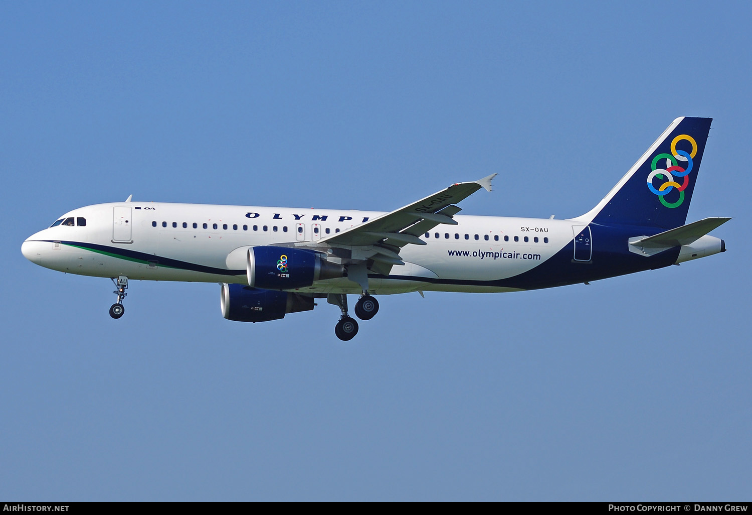 Aircraft Photo of SX-OAU | Airbus A320-214 | Olympic | AirHistory.net #130418