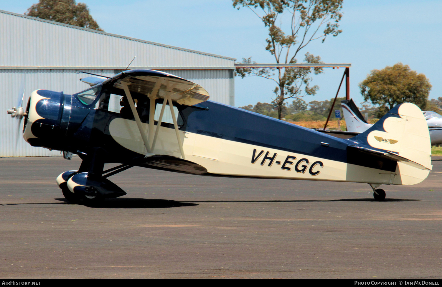 Aircraft Photo of VH-EGC | Waco EGC-8 | AirHistory.net #130422