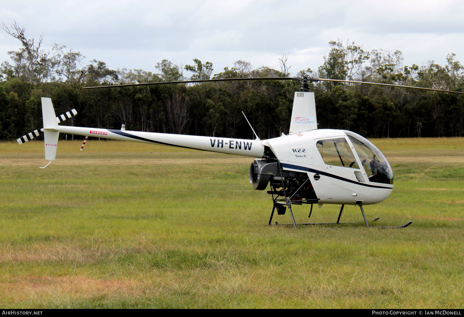 Aircraft Photo of VH-ENW | Robinson R-22 Beta II | Airwork Helicopters | AirHistory.net #130438