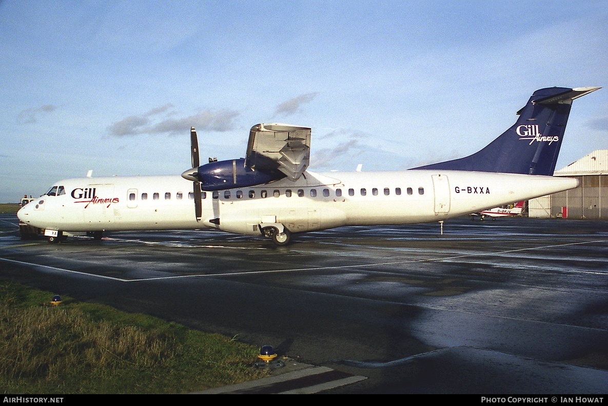 Aircraft Photo of G-BXXA | ATR ATR-72-202 | Gill Airways | AirHistory.net #130445
