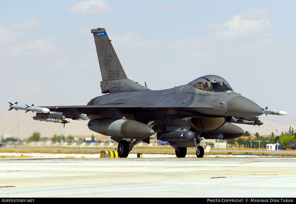 Aircraft Photo of 96-0080 / AF96-080 | Lockheed Martin F-16CJ Fighting Falcon | USA - Air Force | AirHistory.net #130449